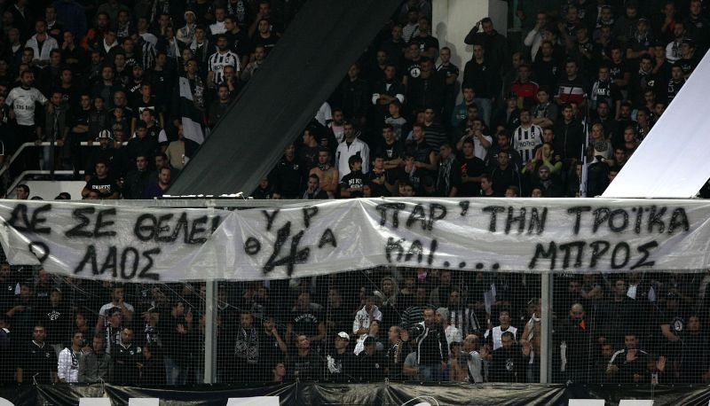 Η αγανάκτηση επιστρέφει μέσω των γηπέδων! (photos)