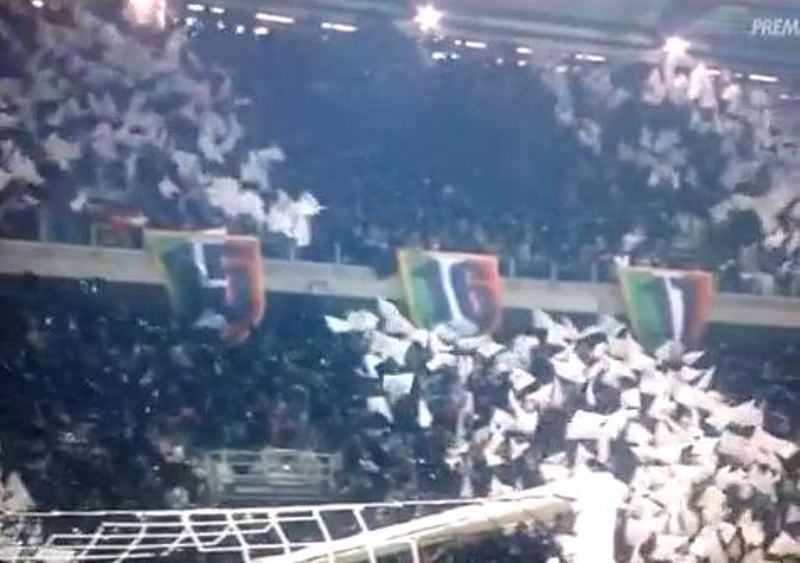 Οι τιφόζι της Γιούβε, το coreo και το 28-29
