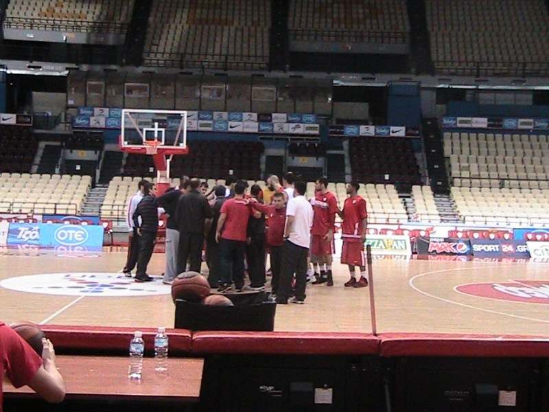 Παρουσία Αγγελόπουλων η προπόνηση του Ολυμπιακού! (photos+videos)