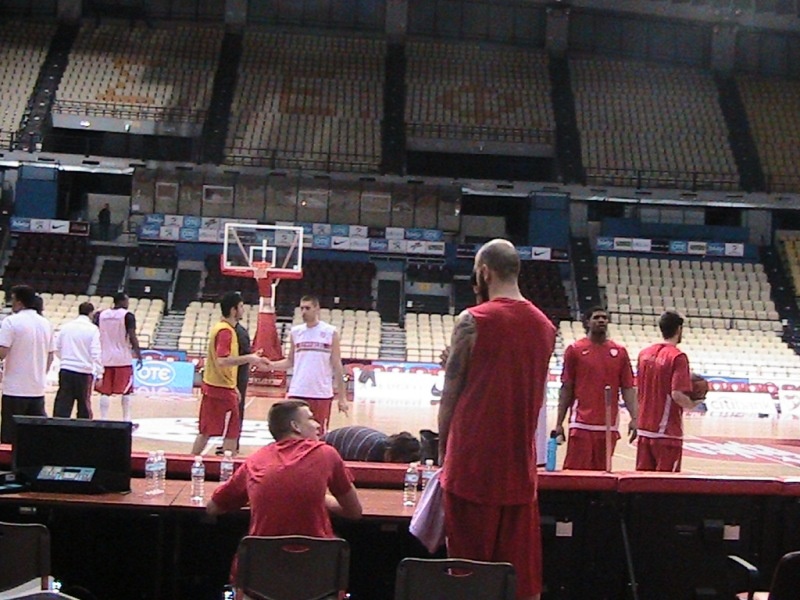 Παρουσία Αγγελόπουλων η προπόνηση του Ολυμπιακού! (photos+videos)