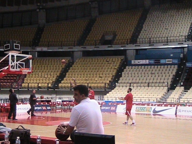 Παρουσία Αγγελόπουλων η προπόνηση του Ολυμπιακού! (photos+videos)