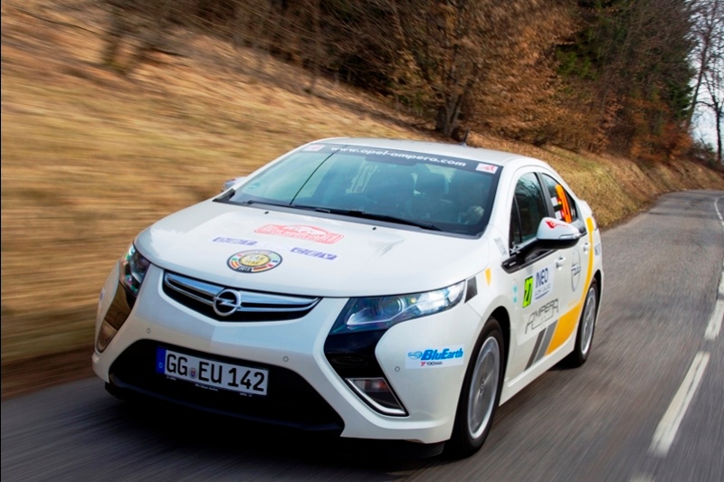 Opel Ampera στο Μόντε Κάρλο