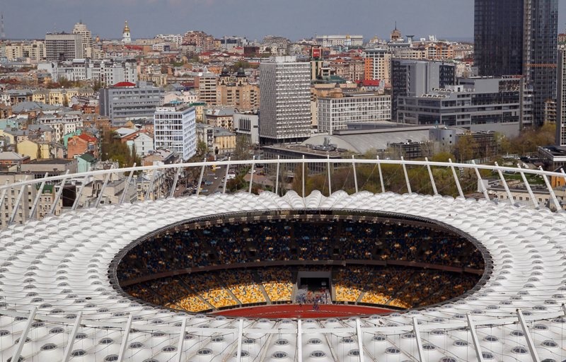 Εuro 2012: Όλα έτοιμα στο Ολυμπιακό στάδιο του Kιέβου