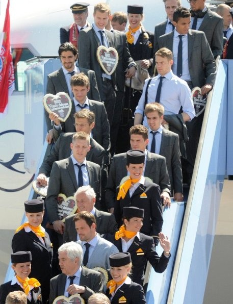 Η άφιξη της Μπάγερν Μονάχου (photos)