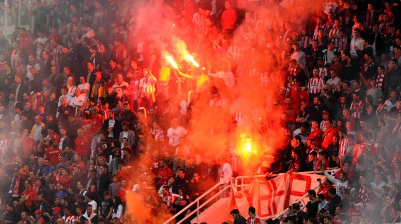 Ολυμπιακός: Η εξέδρα στο ΟΑΚΑ (photos)