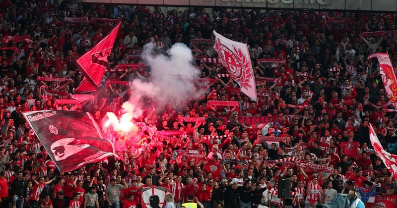 Ολυμπιακός: Η εξέδρα στο ΟΑΚΑ (photos)