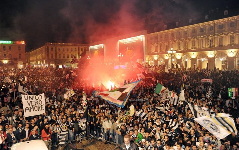 Γλέντι στο Τορίνο για τη Γιουβέντους