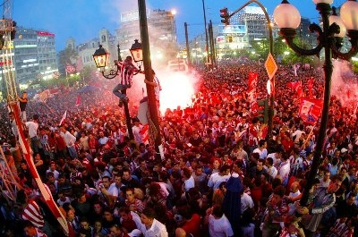 Οι φιέστες του «αυτοκράτορα» Ολυμπιακού! (videos+photos)