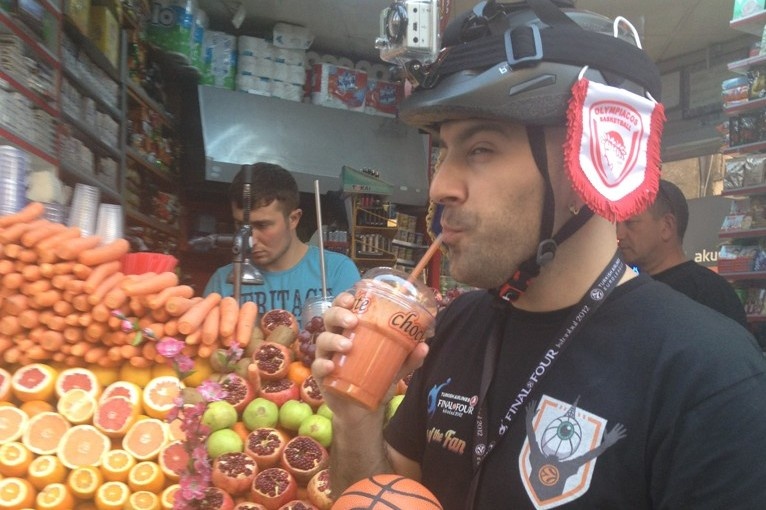 Ο κατάσκοπος του Final 4 στα αποδυτήρια του Ολυμπιακού (photos)