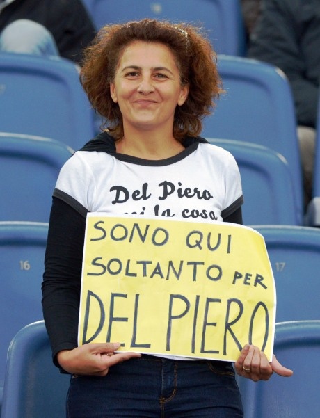 Πανό λατρείας για Ντελ Πιέρο (photos)