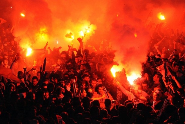 Ακόμη γλεντάει το Μονπελιέ! (photos+videos)