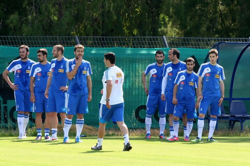 Euro 2012: Η τελευταία προπόνηση της Ελλάδας πριν την Αυστρία (photos+videos)