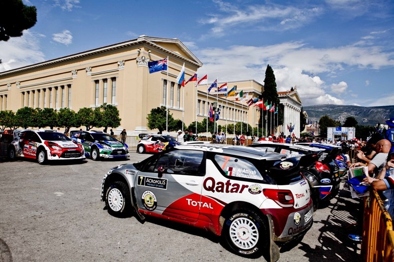 Εκκίνηση στο Ζάππειο για το Ράλι Ακρόπολις