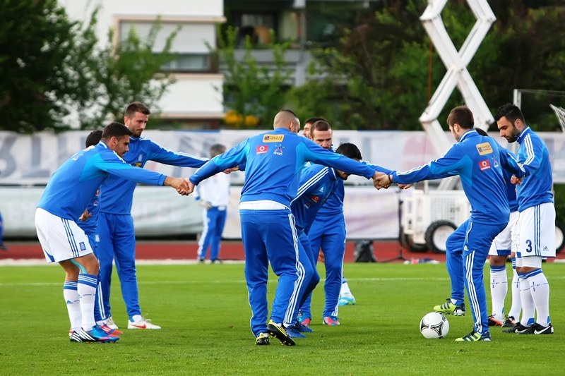 Euro 2012: Πρώτο τεστ θετικό για Εθνική κόντρα σε Σλοβενία (photos+video)