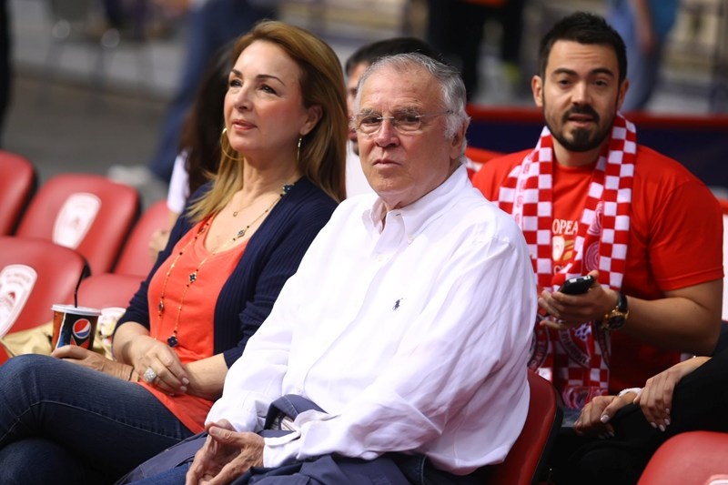 Ολυμπιακός – Παναθηναϊκός: Ο Σάββας Θεοδωρίδης στο ΣΕΦ (photos)