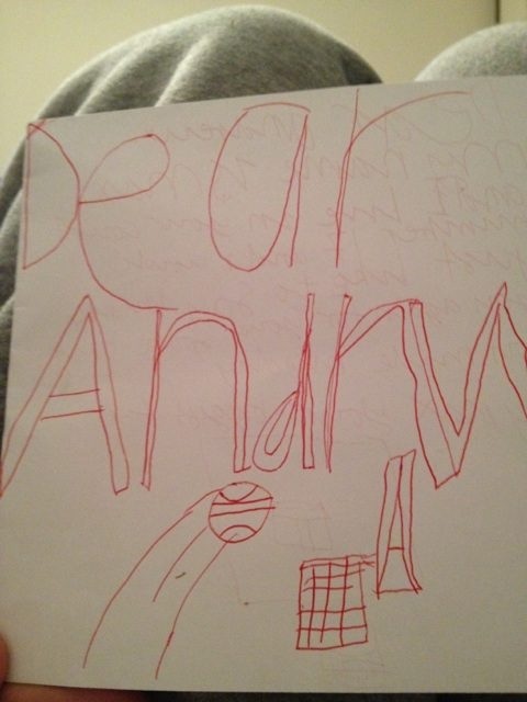 Η ζωγραφιά του μικρού θαυμαστή στον Μπόγκουτ (photos)