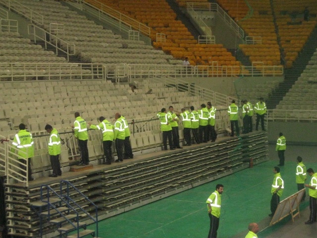 Έτοιμο το ΟΑΚΑ για τον τέταρτο τελικό (photos)