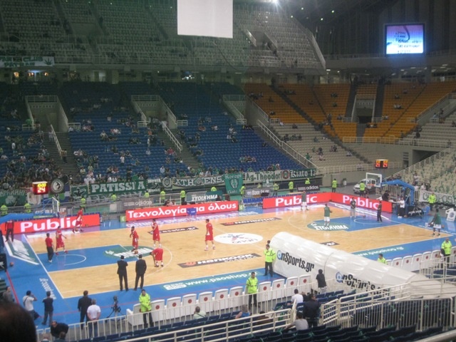 Η προθέρμανση πριν από τον τέταρτο τελικό, στο ΟΑΚΑ (photos+videos)