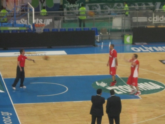 Η προθέρμανση πριν από τον τέταρτο τελικό, στο ΟΑΚΑ (photos+videos)