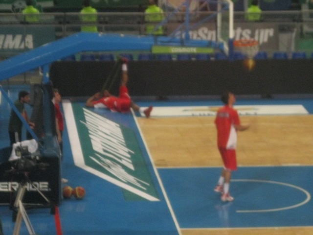 Η προθέρμανση πριν από τον τέταρτο τελικό, στο ΟΑΚΑ (photos+videos)