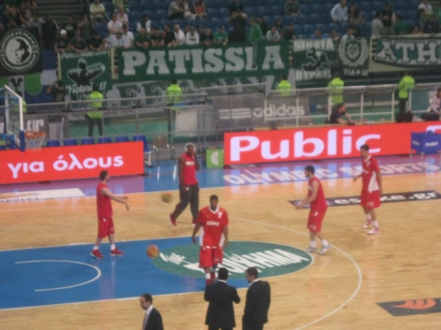 Η προθέρμανση πριν από τον τέταρτο τελικό, στο ΟΑΚΑ (photos+videos)