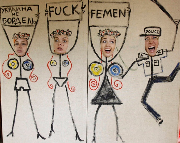 Euro 2012: Με εμφάνιση… μορίου η FEMEN (photos+video)