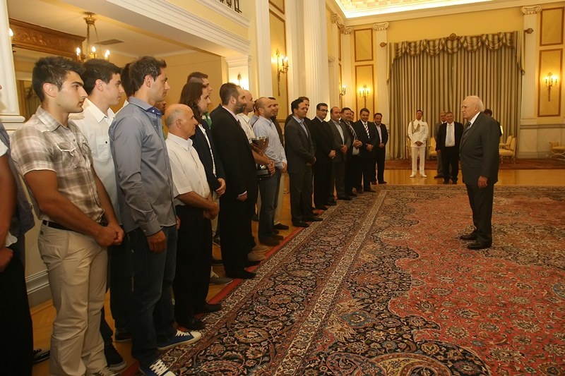 Στον Πρόεδρο της Δημοκρατίας ο Διομήδης (photos)