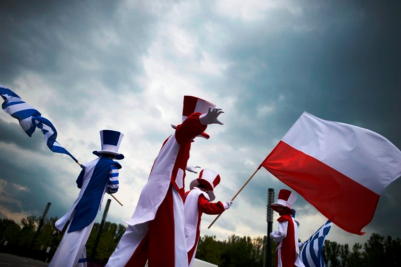 Euro 2012: Υγιές κλίμα στη Βαρσοβία (photos)