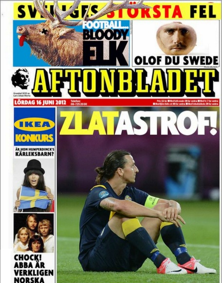 Euro 2012: «Zlatastrof!» (photo)