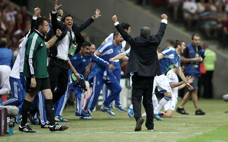Euro 2012: Κι όμως... Ο Σάντος πανηγυρίζει (photos)!
