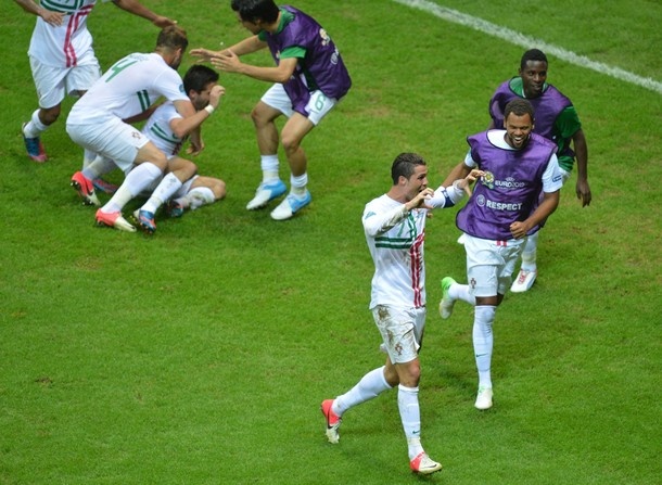 Euro 2012: Στα ημιτελικά με Ρονάλντο η Πορτογαλία (photos+video)