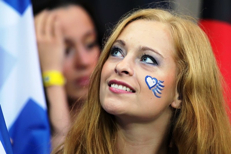 Euro 2012: Νικήτρια στις κερκίδες (photos)