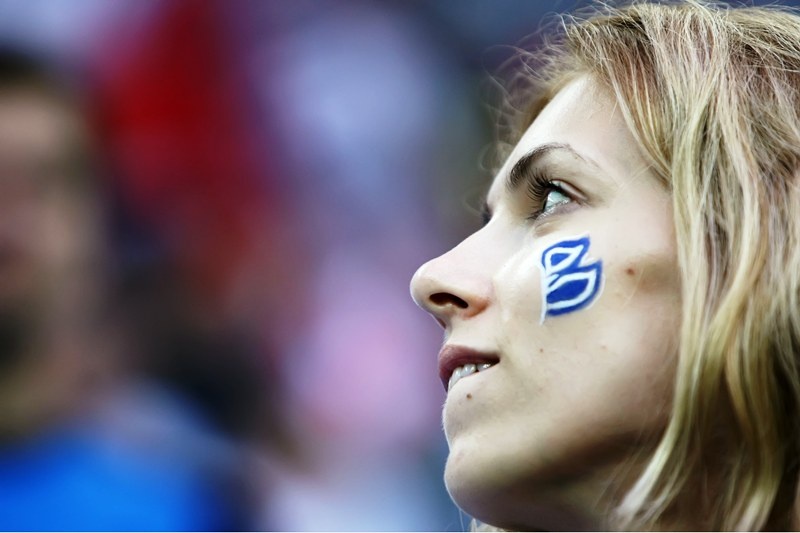 Euro 2012: Νικήτρια στις κερκίδες (photos)