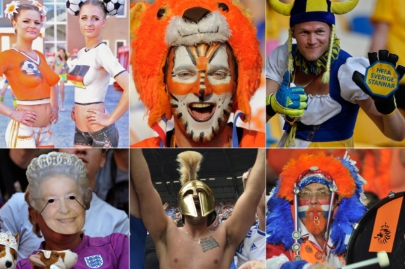 Euro 2012: Περίεργοι κι αστείοι οπαδοί