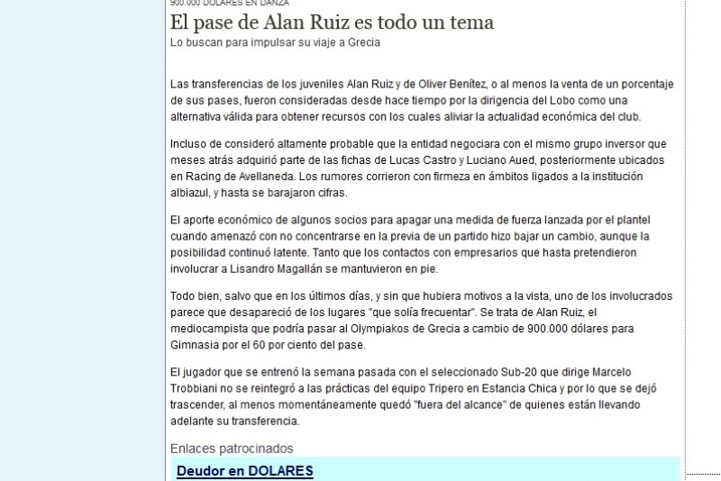 Ετοιμάζει... βαλίτσες για Ολυμπιακό ο Ρουίς