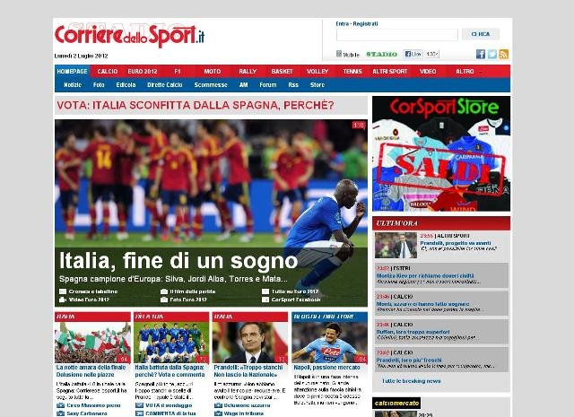 Euro 2012: Ιταλικά εγκώμια για τους Ισπανούς (photos)