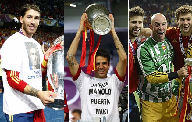 Euro 2012: Το αφιέρωσαν στους αδικοχαμένους Ισπανούς (photos)