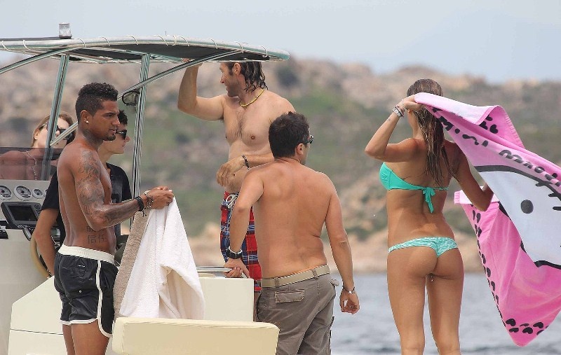 Απολαμβάνει τις διακοπές του, και τη Μελίσα, ο Μπόατενγκ (photos)