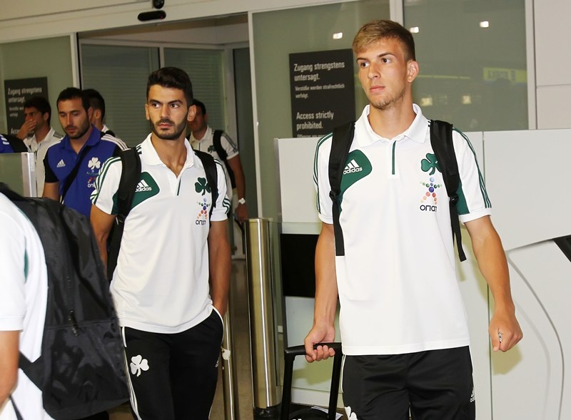 Έφτασε στην Αυστρία ο Παναθηναϊκός (photos+video)