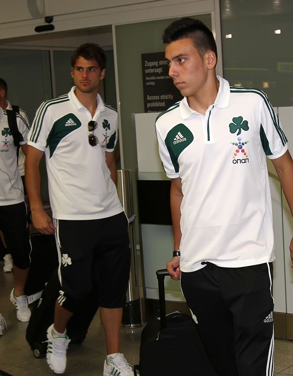 Έφτασε στην Αυστρία ο Παναθηναϊκός (photos+video)