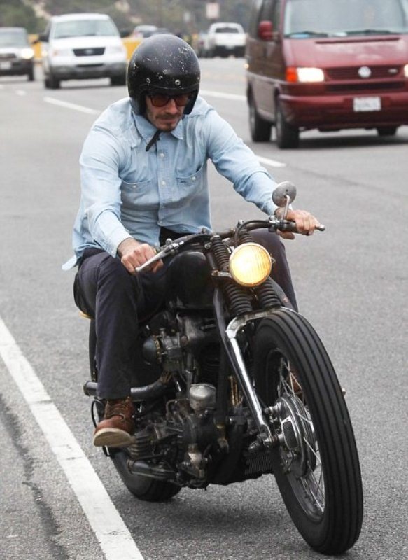 Cool rider o Μπέκαμ! (photos)