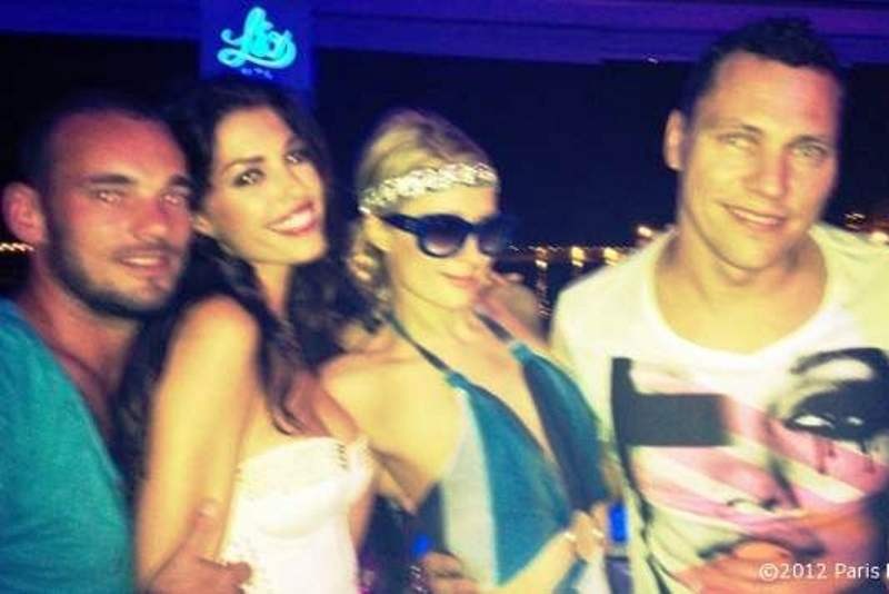 Συνάντηση Μπαλοτέλι, Σνάιντερ και Πάρις Χίλτον! (photos)