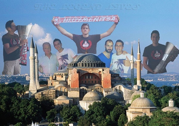 Οι τυχεροί φίλαθλοι του Ολυμπιακού (photos)