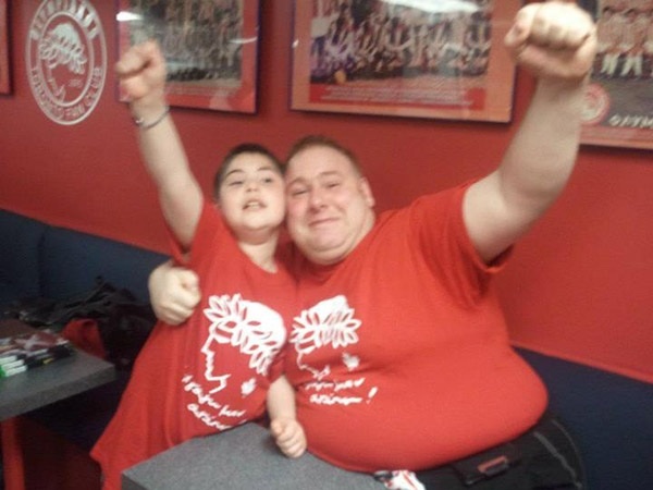 Οι τυχεροί φίλαθλοι του Ολυμπιακού (photos)