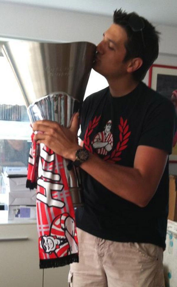 Οι τυχεροί φίλαθλοι του Ολυμπιακού (photos)