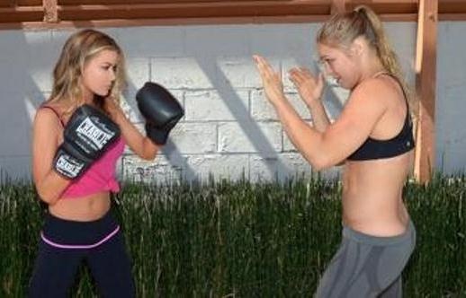 Αντάλλαξαν γροθιές Electra -  Rousey (photos)