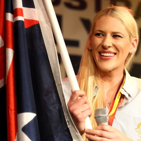 Η Τζάκσον σημαιοφόρος της Αυστραλίας (photos)