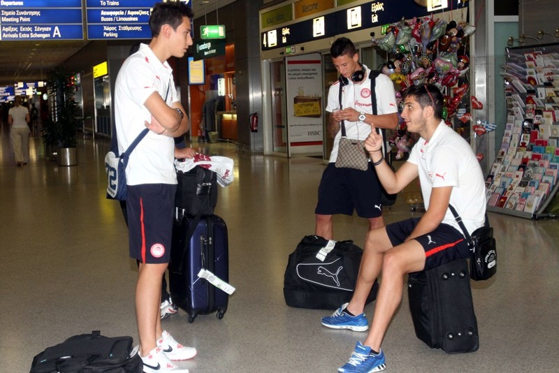 Η επιστροφή του Ολυμπιακού με εικόνες! (photos)