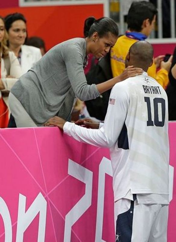 Oλυμπιακοί Αγώνες 2012 - Μπάσκετ: Στην αγκαλιά της Μισέλ Ομπάμα (photos)