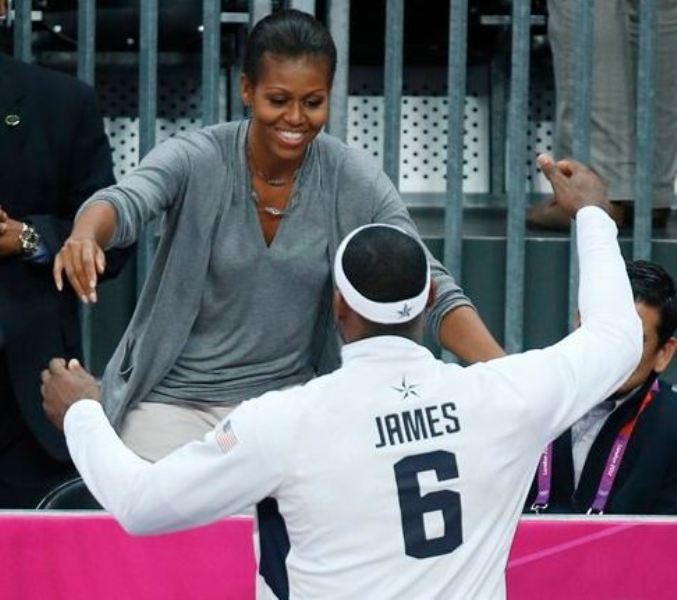 Oλυμπιακοί Αγώνες 2012 - Μπάσκετ: Στην αγκαλιά της Μισέλ Ομπάμα (photos)